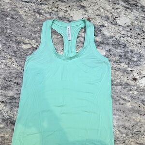 Athleta Light Green Racerback Tank Top